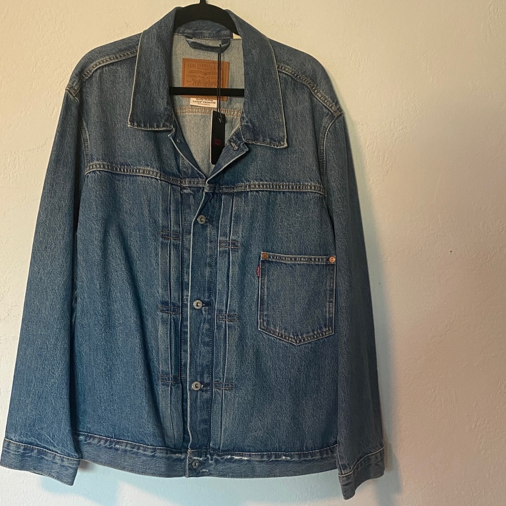 Levi's Premium Blue Denim Jacket - Trucker Style
